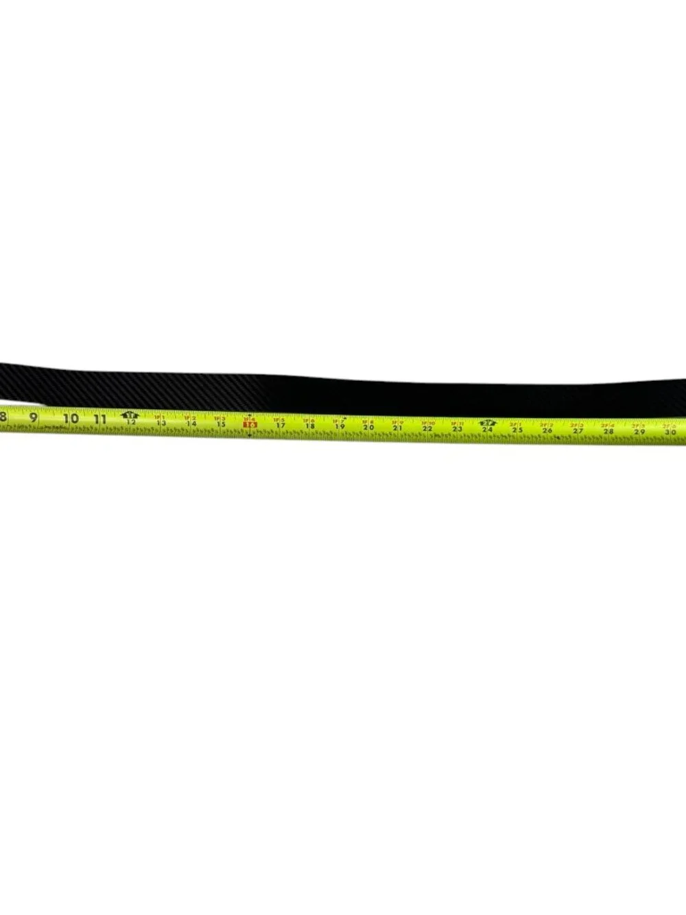 NIKE Golf Belt, Black, Carbon Fiber Textured, Genuine Leather. Size 32.   Chevro